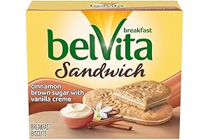 Belvita Breakfast Biscuit Sandwiches Cinnamon Brown Sugar with Vanilla Cream