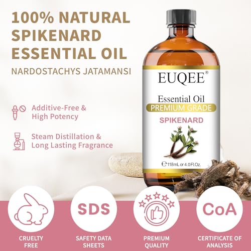 Aceite Esencial Spikenard EUQEE 118ml + Aceite Aromático Amber 60ml miniatura 2