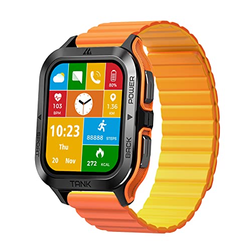 Image of AMAZTIM Watch Bands, Magnetic Silicone Replacement Band, Easy Install and Quick Release, 22mm, Watch Strap Compatible M2 /T2 /M3 /T3 /M3U /T3U Smart Watch