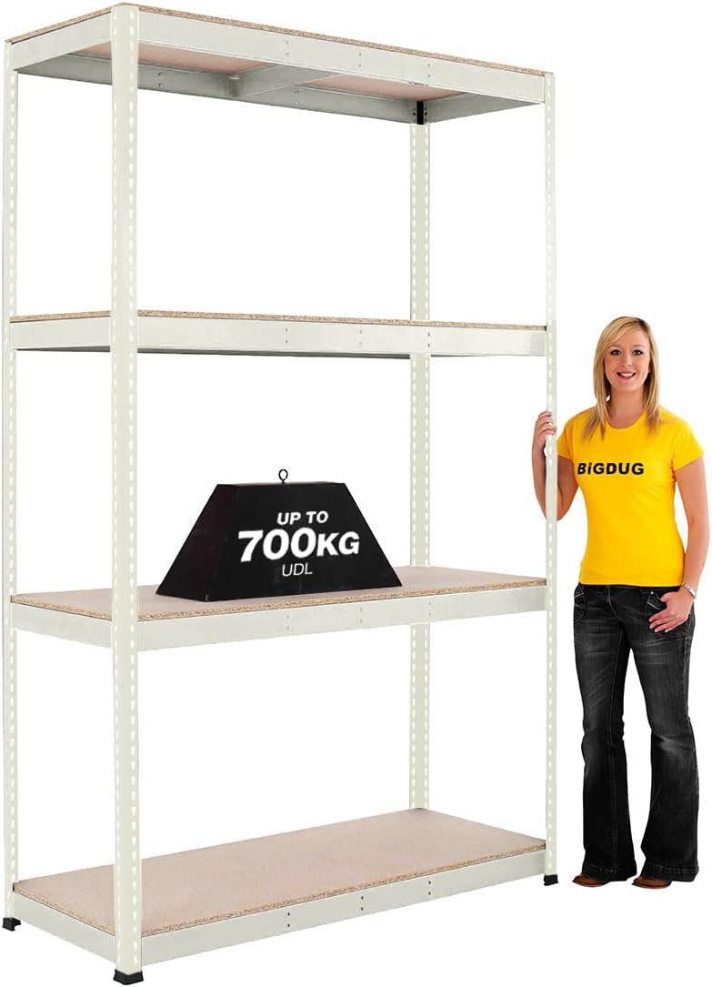 BiGDUG Warehouse Racking Shelving Unit 244cm x 213.5cm x 76cm 580kg