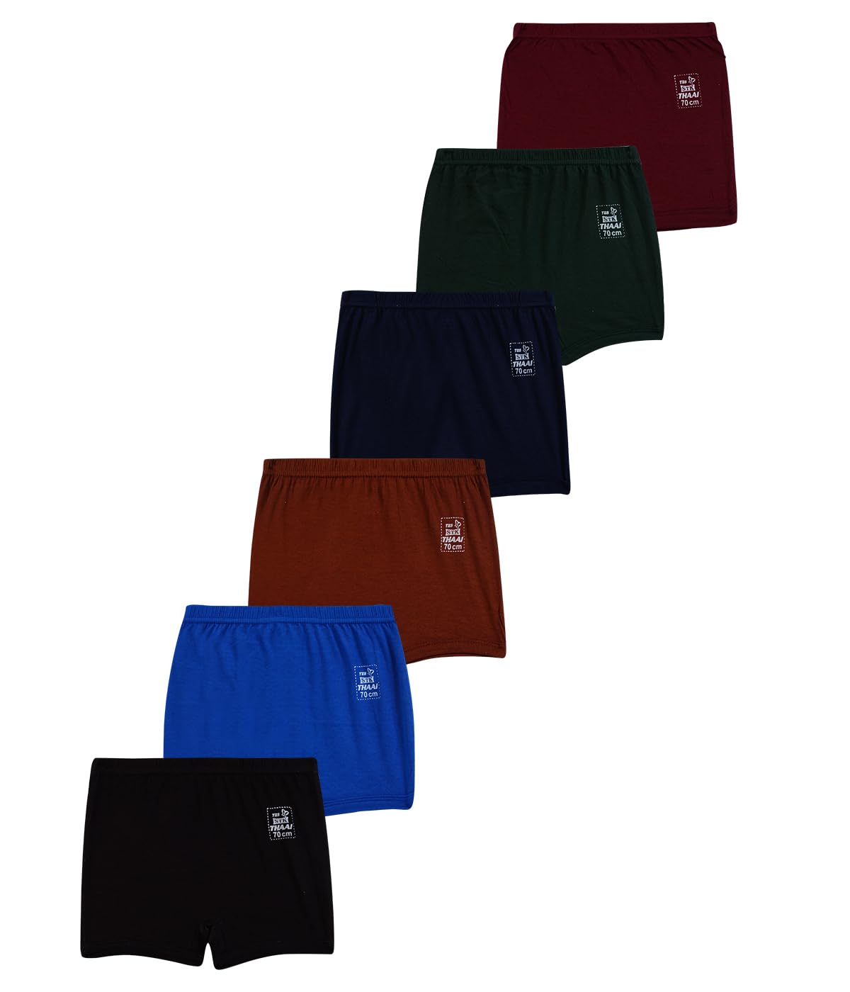 Texyak Unisex Baby Stylish Cotton Solid Inner Wear Multicolor-image-30