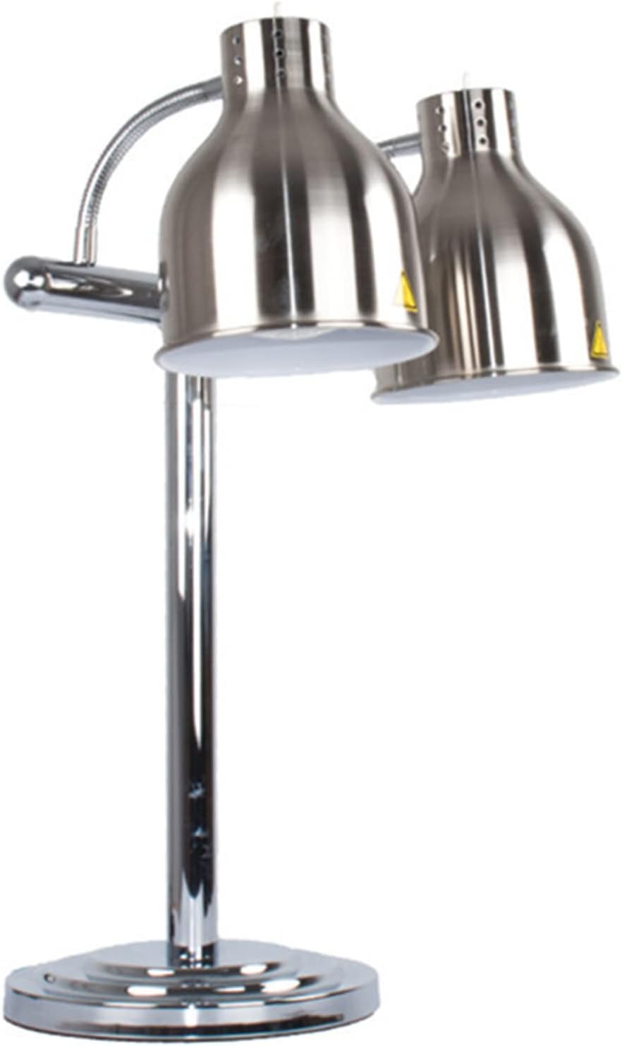 Lampe chauffante double tête pour restauration et buffet chaud modèle A
