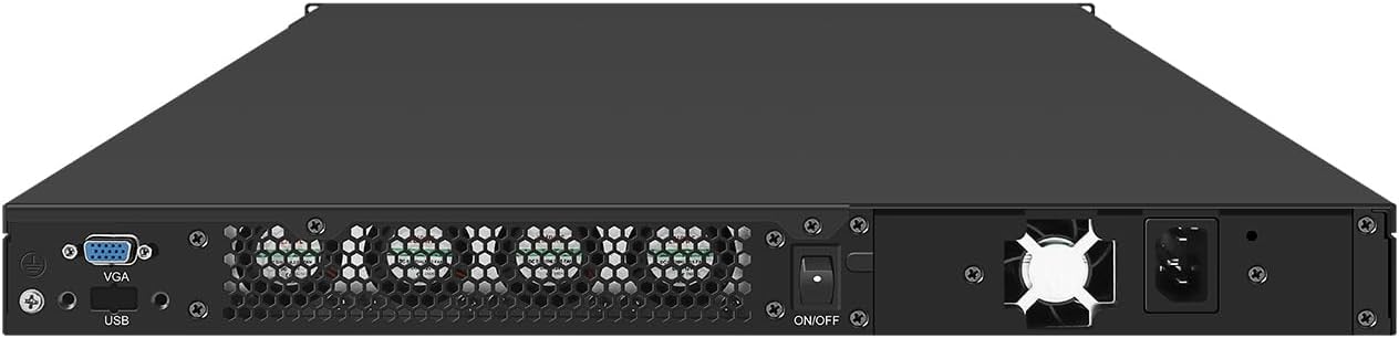 1U Firewall Appliance XEON Server with IPMI, OPNsense, VPN, 2 x E5 2699 V3, RJ66, C612, 2 x I210 I211 LAN, 4 x X710 SFP+, 6 x I226-V LAN, 0 RAM, 0 Storage, Barebone No System