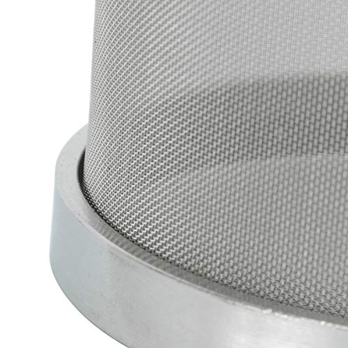 Yaebrew 6 X 14 Inch Hop Spider 300 Micron Mesh Stainless Steel Hop Filter Strainer Hopper For Home Brewing Beer Tea Kettle (6"X14") #TOP6