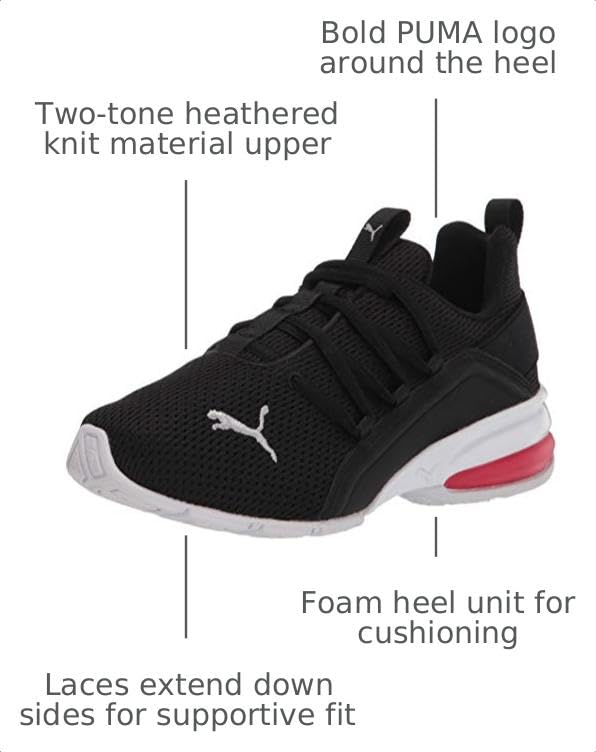 Image of PUMA Unisex-Child Axelion Mesh Shoes
