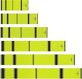 White Water Archery Traditional Crests Fluorescent Neon Yellow Arrow Wraps 15 Pc Choose Length Width (7, 1)
