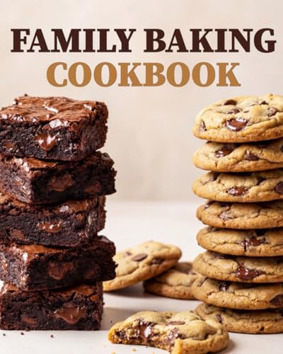 Family Baking Cookbook: Easy Classic American Baking Recipes for Cookies, Pies, Cakes, Muffins & Homemade Desserts (Easy Family Recipes)