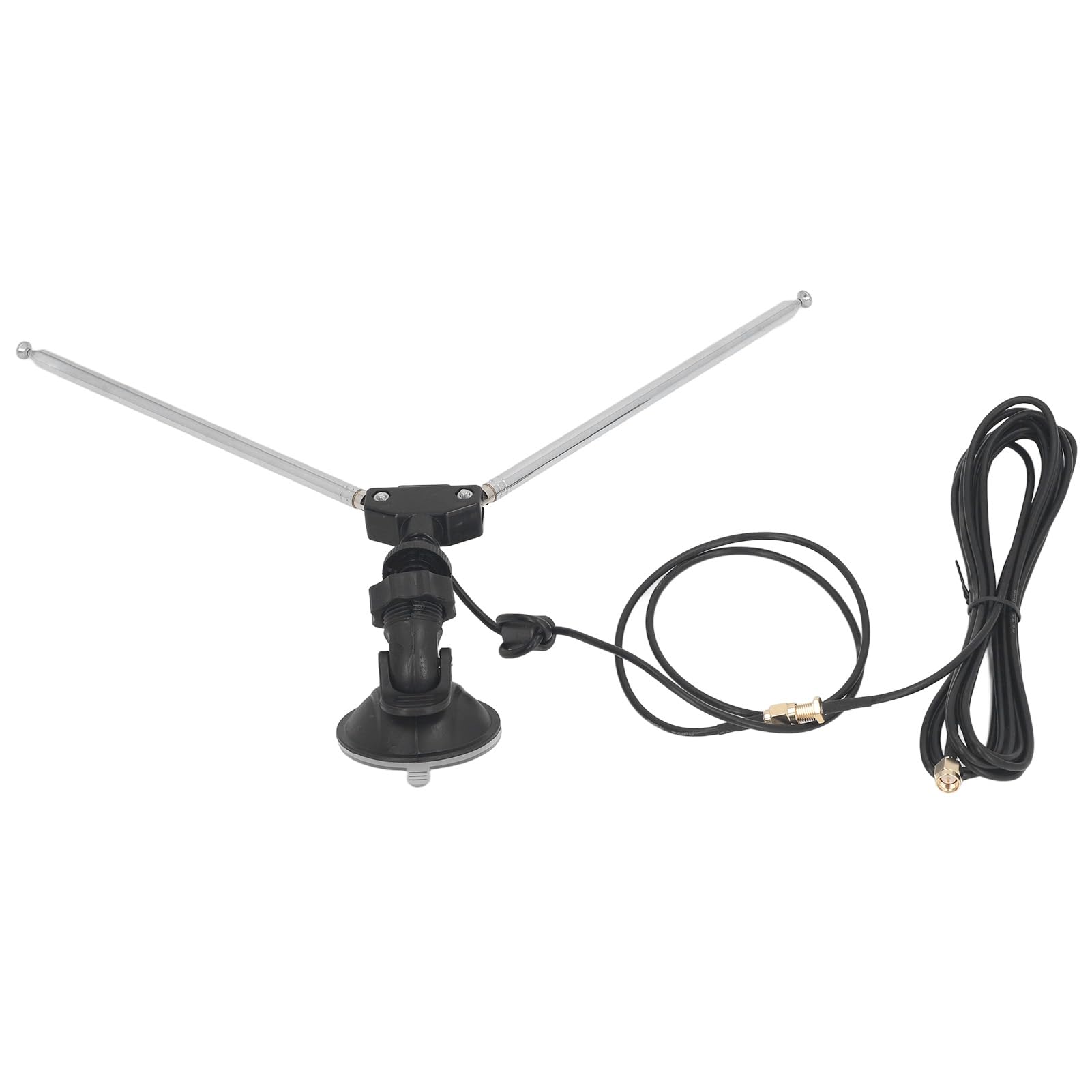 Antenne Récepteur SDR, Antenne Dipôle Polyvalent Câble Dipôle SMA Connecteur Mâle avec câble RG174 de 60 cm Antenne Télescopique Portable pour Les Débutants Intérieurs Extérieurs