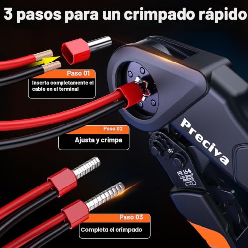 Crimpadora terminales electricos para proyectos de bricolaje en casa 7