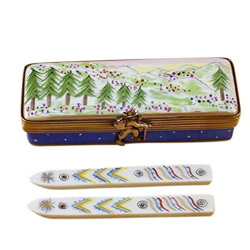 Amazon.co.jp: スキーボックスwith Skis – リモージュボックスフランス