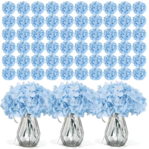 Auihiay 304Pcs Hydrangea Artificial Flowers Bulk, Faux Artificial Hydrangea