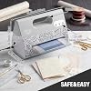 Portable Automatic A4 Die Cutting Machine,Electric 9 inch Embossing Machine kit for CardMaking, Crepe Paper Flower Making (Grey Machine)