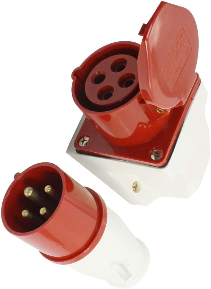 Aexit SF-114 AC Electrical 380-415V 16A 4 Pin Weather Proof Light Sockets Industrial Socket