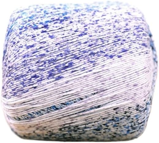 5 Rolls Size 3 Combed Cotton Yarn for Crocheting 3-Ply Lace Thread 50g(26)