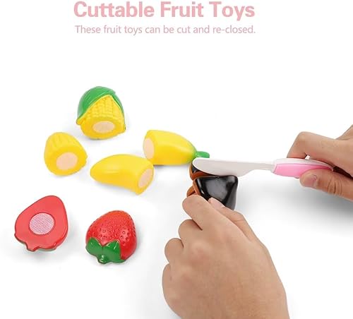 Miniatura 6 de Juego de cocina para niños, juego de cocina con sonidos de luces realistas, comida, fregadero, utensilios, horno, juguete de cocina, regalo para