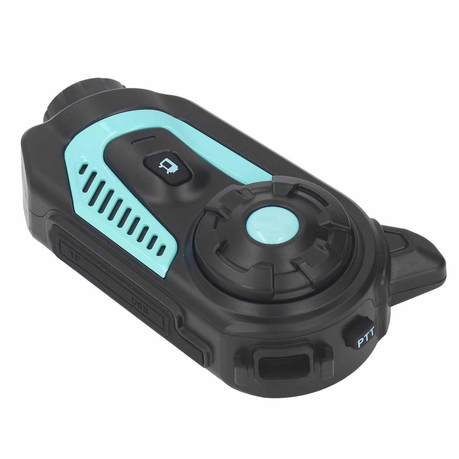 Motocyklowy Zestaw Słuchawkowy Bluetooth z Interkomem, kamerą 2K HD, wodoodpornością IP66, Głośnikiem HiFi z redukcją Szumów, Nagrywaniem w Pętli, Długim Czasem Pracy Baterii,