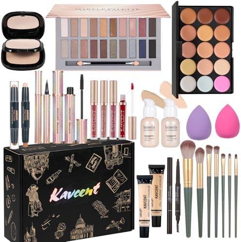 Makeup Set Makeup Kit for Women Full Kit Makeup Sets for Teens Women Gift Eyeshadow Palette Lipgloss Foundation concealer Makeup Kit for Teens Teenager