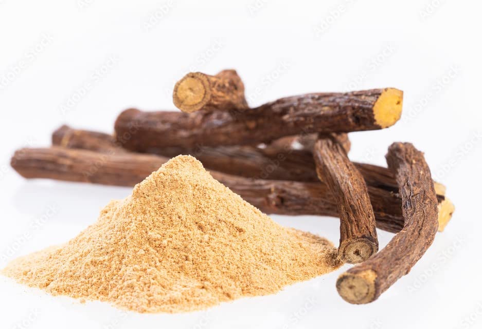 AlZafran Licorice Mulethi Handy Powdered Pure Organic, 200 gm