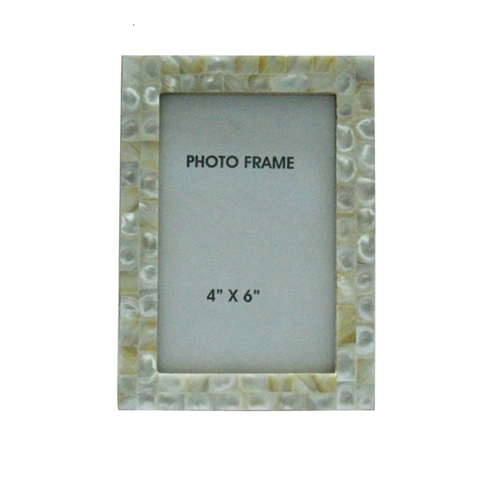 BIDKHome4"x 6" Mother of Pearl Mosaic Frame