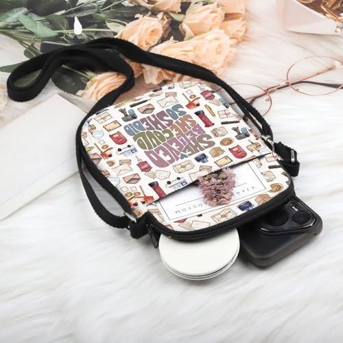 POFULL Postal Worker Gift Mail Carrier Mailman Appreciation Gift Mail Lady Gift Mail Carrier Postman Crossbody Bag3