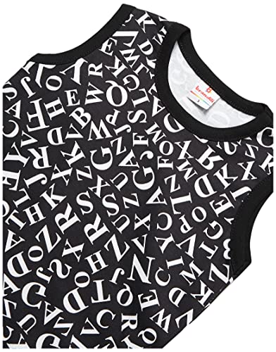 Camiseta básica Básicos Rgta35007 meninos, Preto, 3 Anos