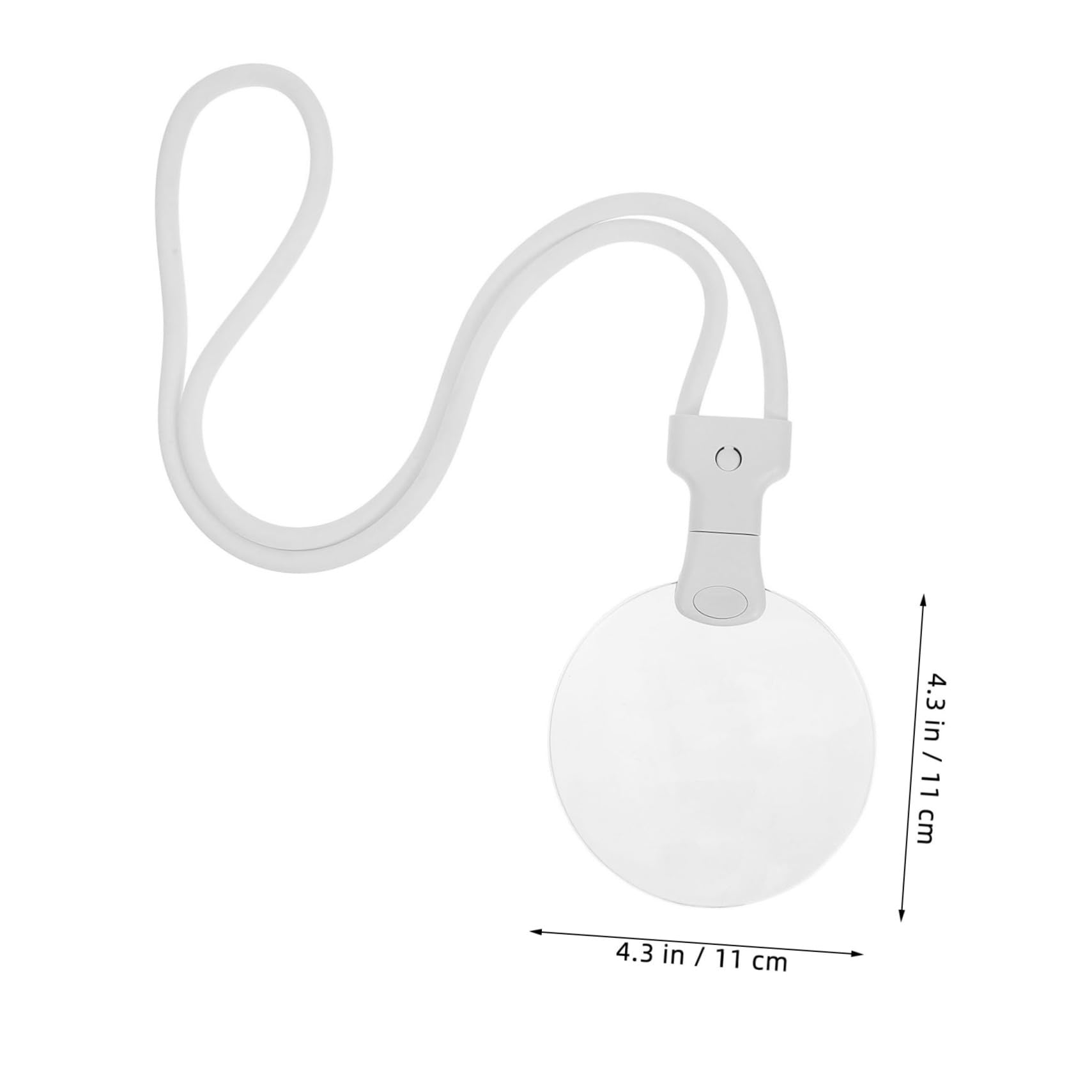 Outanaya Magnifier with Stand for Reading Crafting and Sewing Magnification Compact Design Height Aesthetic for Home Use