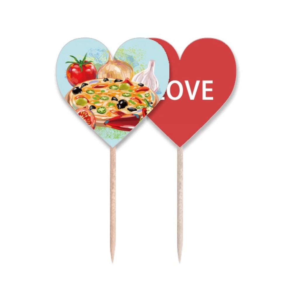 Drapeau Italie pour buffet de prestige et pics cupcakes soignés
