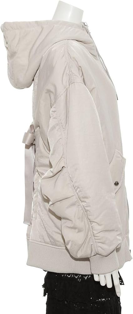 【本日削除‼️】FRAY I.D リボンレースアップフーディーブルゾン　アイボリー Amazon | [フレイ アイディー] レースアップフーディーブルゾン