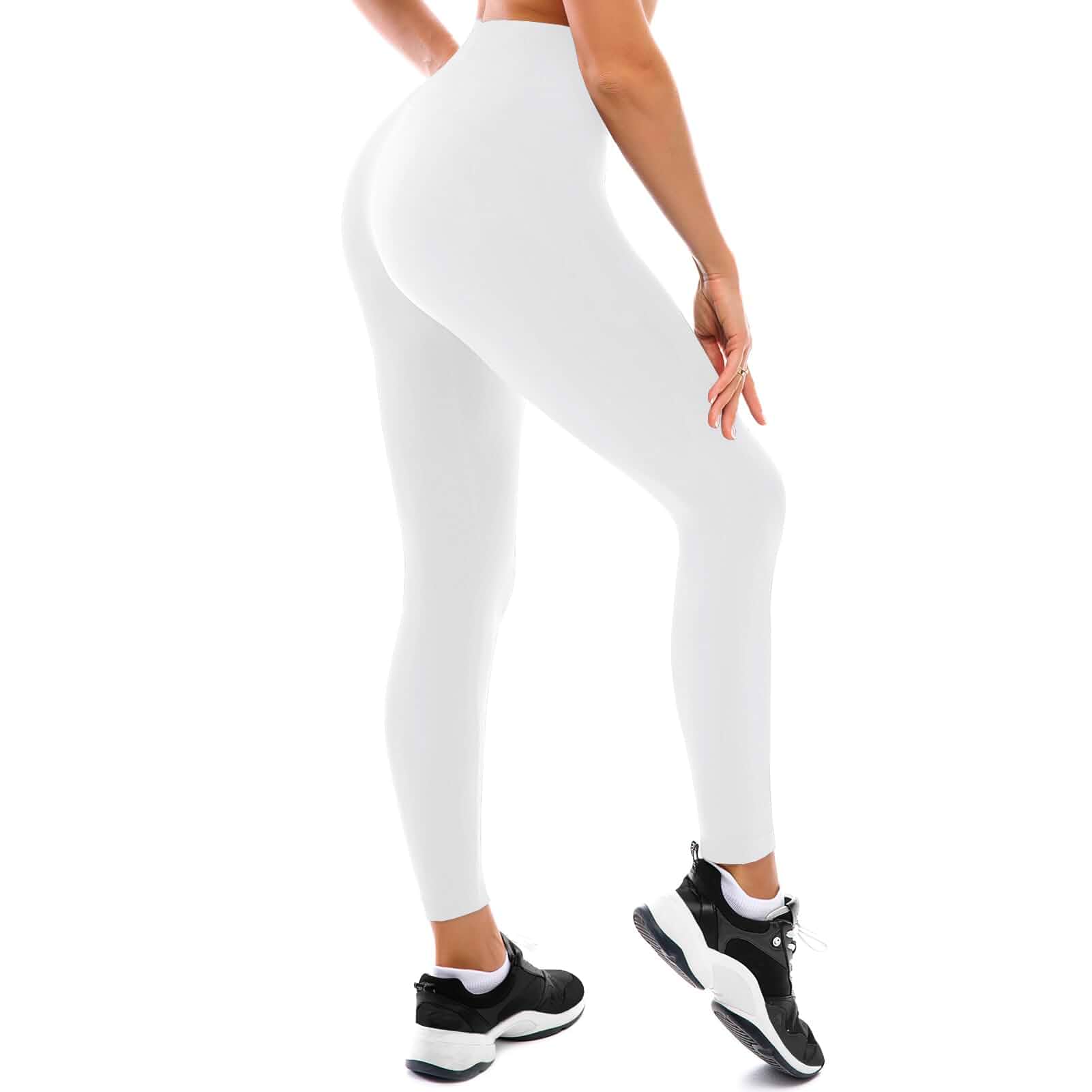 High Waisted Leggings for Women, Full Length & Capri Pants Dance Tights, Buttery Soft Fabric, 4-Way Stretch, Non See Through, Versatile for Yoga, Workouts & Daily Wear