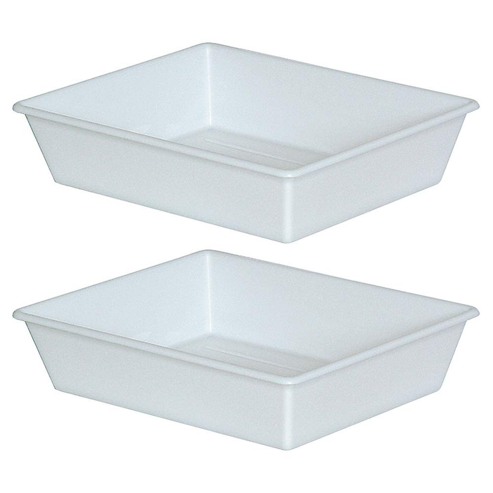 BRB 2 Lebensmittelwanne, Fotolaborwanne, Inhalt 26,5 Liter, LxBxH 840/715 x 645/520 x 155 mm, weiß
