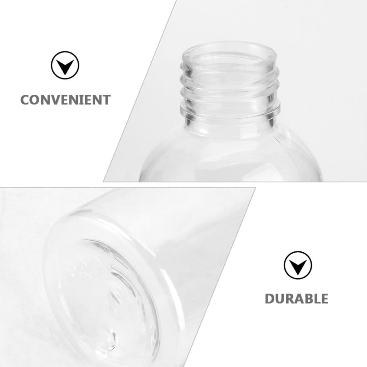 BESPORTBLE 22pcs Refillable 80ml Plastic Bottles with Aluminum Lids for Travel and Camping, Small Liquid Containers Convenient to Carry and Store