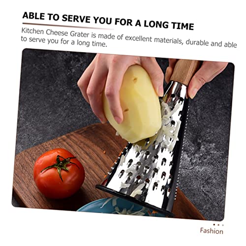 Rallador de Queso Cónico de Acero Inoxidable con Mango Ergonómico miniatura 5