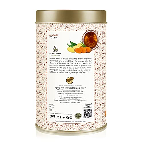 Image of Nature's Park Ginger Turmeric Green Tea, 100 Gm