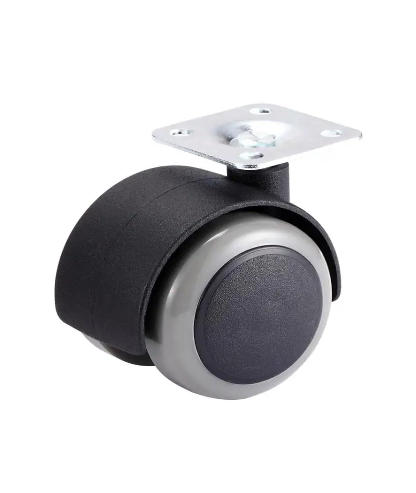 MXXDMOPD 4 Pieces/lot M8 Screw Flat casters 2 inches Coffee Table Swivel Wheel Trolley Dining cart Silent Pulley(Flat)