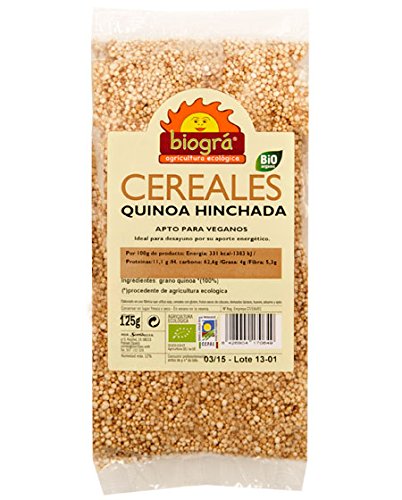 Biográ Quinoa Hinchada S/Azucar Y S/Miel 125G Biogra Bio Biográ 500