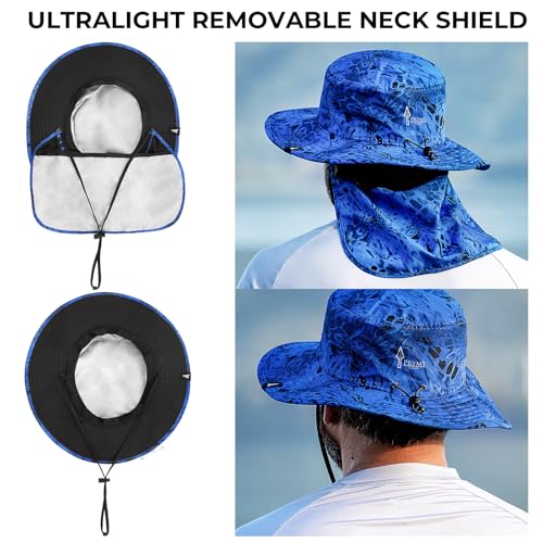 Image of KastKing Sol Armis UPF 50 Boonie Hat - Sun Protection Hat, Fishing Hat, Beach & Hiking Hat, Paddling