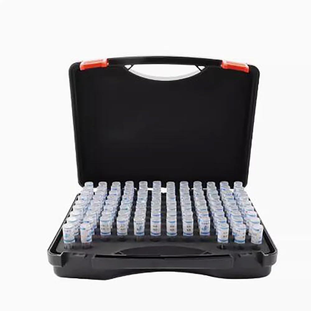 iDili High-Precision White Steel Pin Gauge Set, Smooth Plug Pin Gauge Measurement Precision Inspection Tool (4.0-5.0mm)