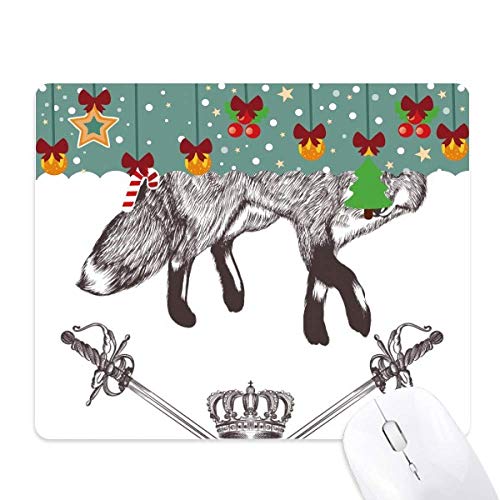 Tapis de souris renard baroque pour sublimer votre bureau à Noël