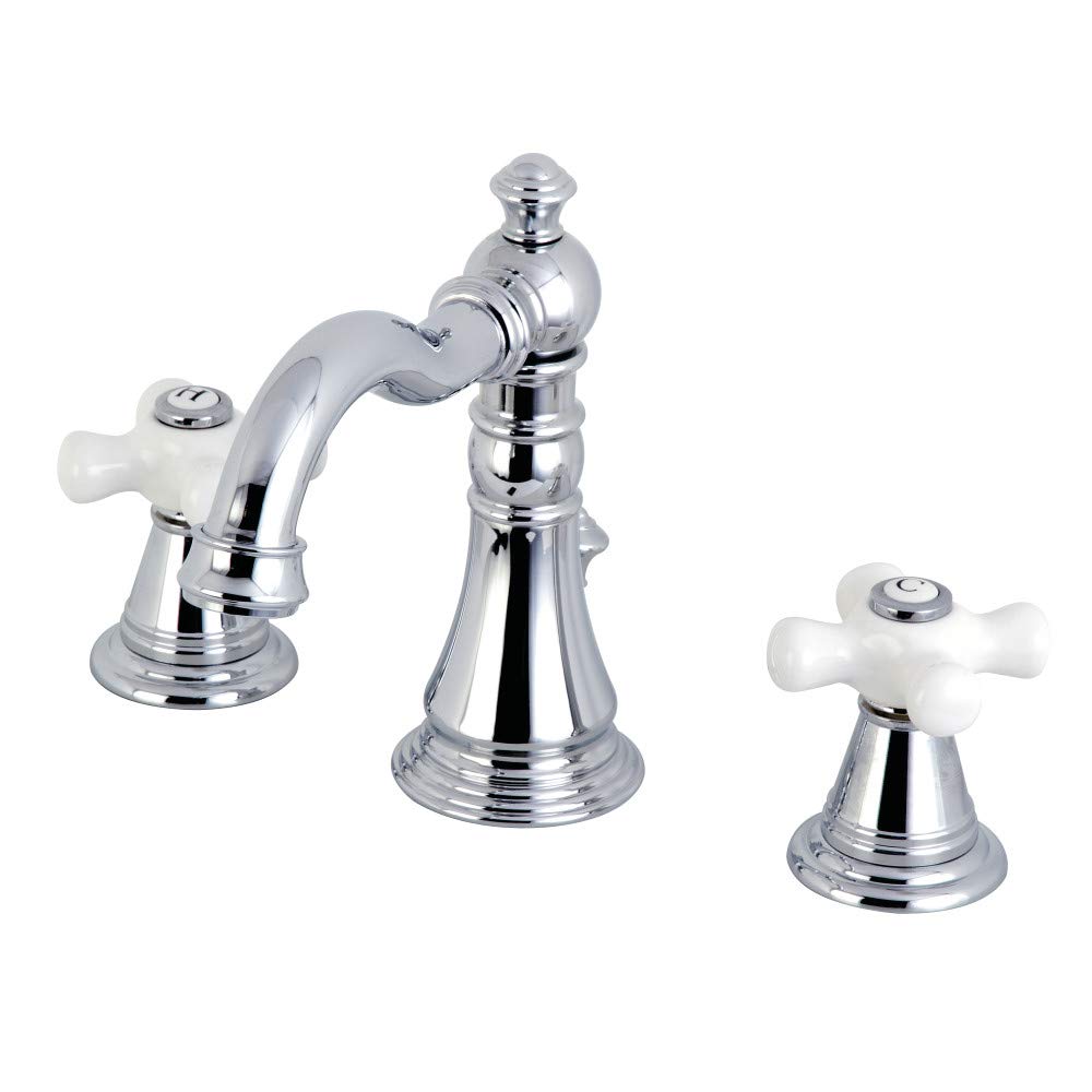 Photo 1 of Fauceture FSC1971APX American Classic 8 in. Widespread Bathroom Faucet with Pop-Up Drain, Polished Chrome