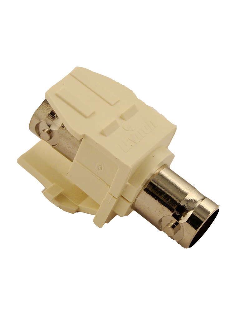 Adaptateur BNC QuickPort 41084-baf amande connecteur coaxial mâle femelle pour rack de brassage