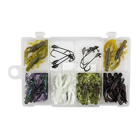 Trout Magnet Leland's Lures Trout Slayer 28 Piece Fishing Kit, Includes 20 Crawdad Bodies and 8 Size 6 Long Shank Hooks, Great for Small Streams and Lakes, Catches All Species Cover
