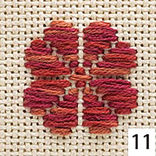 Sashiko Thread - Olympus Kogin - Variegated - 11 Red miniatura 2