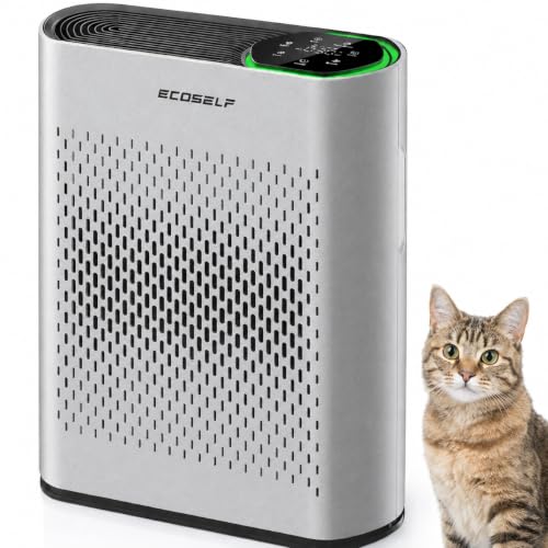 Air Purifier for Large Room, Cleans 2,400 ftΒ² in 30 Mins, 3-Stage True HEPA, 360Β° Airflow, Large Touch Display Control, Real-Time Air Quality (PM2.5) Display, Ultra-Quiet 20dB Sleep Mode, HAP602 blank