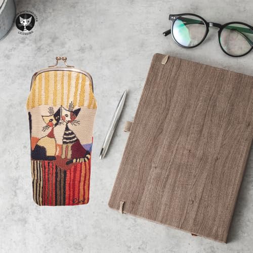 Image of Signare Tapestry Glasses Case for Women Eyeglass Case with Fashion Pattern Design
