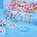 1000PCS Polymer Clay Beads Bracelet Making kit, 24 Style Cute Fun Beads Fruit Flower Animal Cake Butterfly Heart Beads Charms for Jewelry Necklace Earring Making DIY Accessories for Women Girls