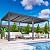 Louvered Pergola 12'x20', Full Aluminum Outdoor Pergola with Adjustable Rainproof and Gutter System, Hardtop Gazebo for Patio, Deck, Garden, Yard, Black