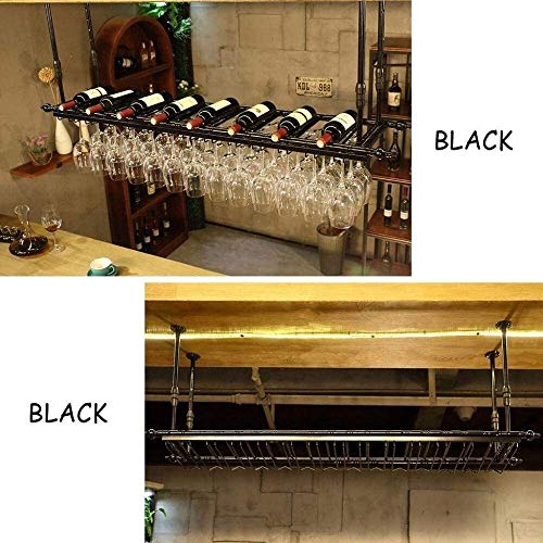 Support à vin suspendu en métal bronze MObyat, esthétique design et robuste