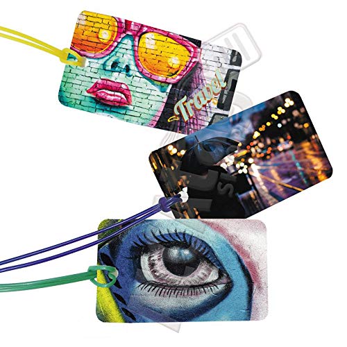 Tag Criativa de PVC Mala Identificador - Linha Street