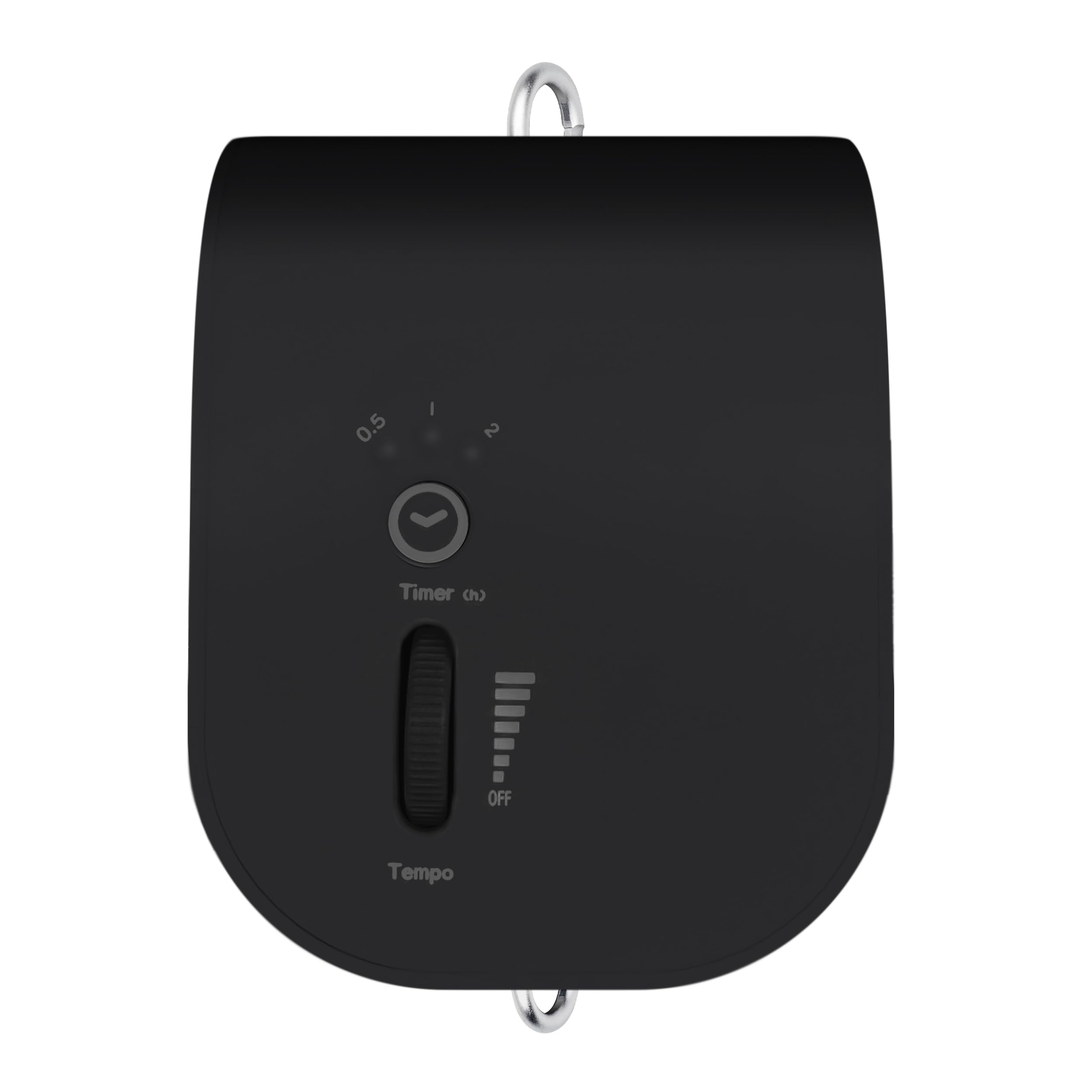 SCHMUSEWOLKE Federwiege Bio mit Tipi Anthrazit und Anthrazit Motor - für Babys ab Geburt bis 15 kg - Federwiegen-Set mit Gestell und Motor - mit Schafwollmatratze