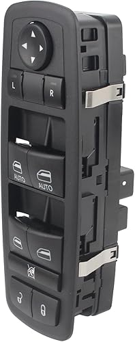 Miniatura 8 de 68139805AB Interruptor de ventana eléctrica principal para Dodge Charger 2011-2014, Crysler 300 2011-12, Crysler 2015-17 200, 2016 Dodge Ram 1500